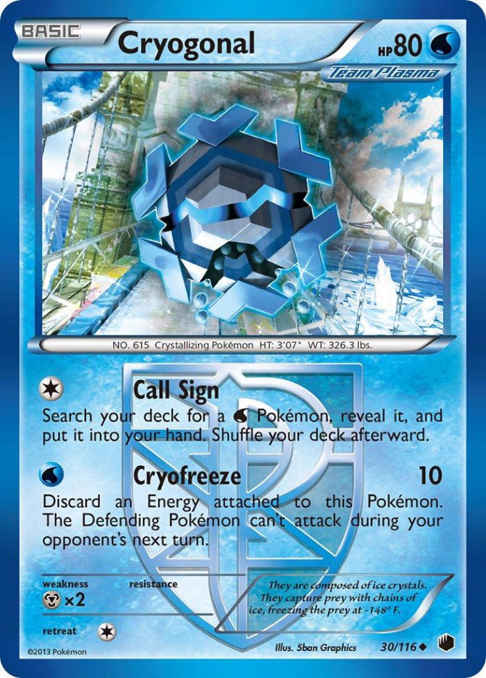 Carte Pokémon: Cryogonal [Hexagel]