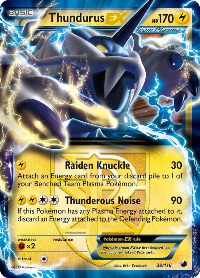 Carte Pokémon: Thundurus EX [Fulguris EX]