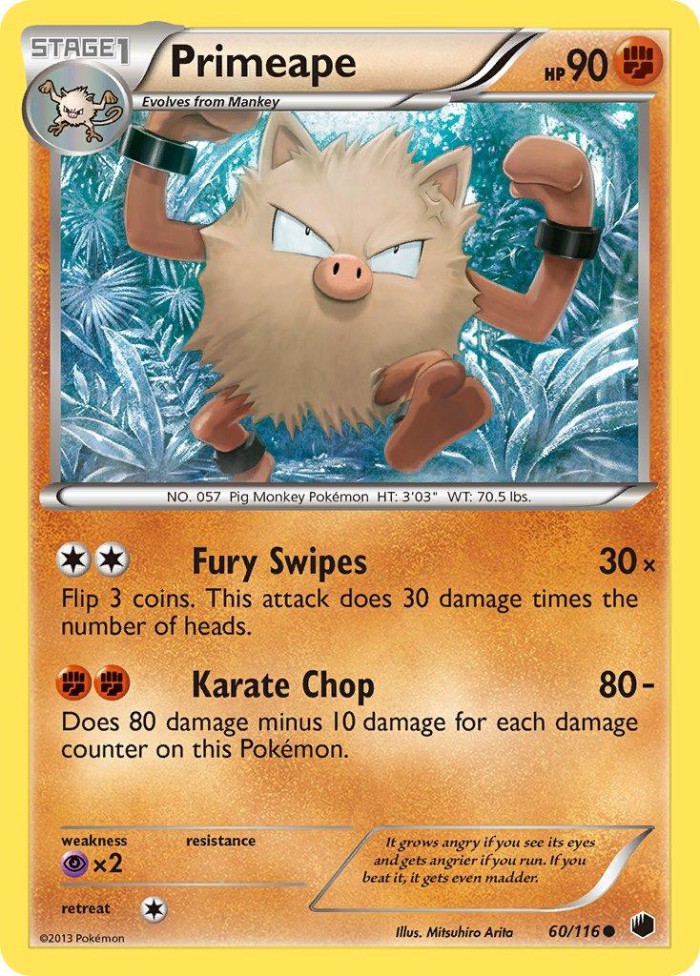 Carte Pokémon: Primeape [Colossinge]