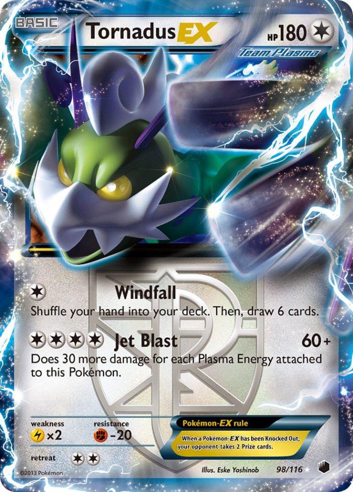 Carte Pokémon: Tornadus EX [Boréas EX]