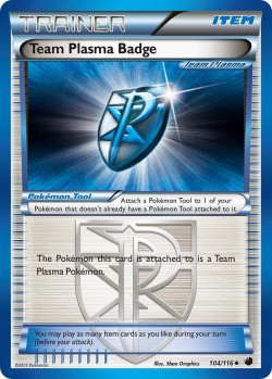 Carte Pokémon: Team Plasma Badge