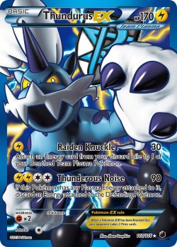 Carte Pokémon: Thundurus EX