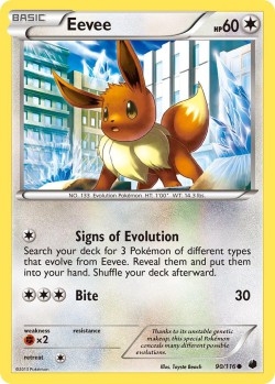 Carte Pokémon: Eevee