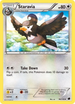 Carte Pokémon: Staravia