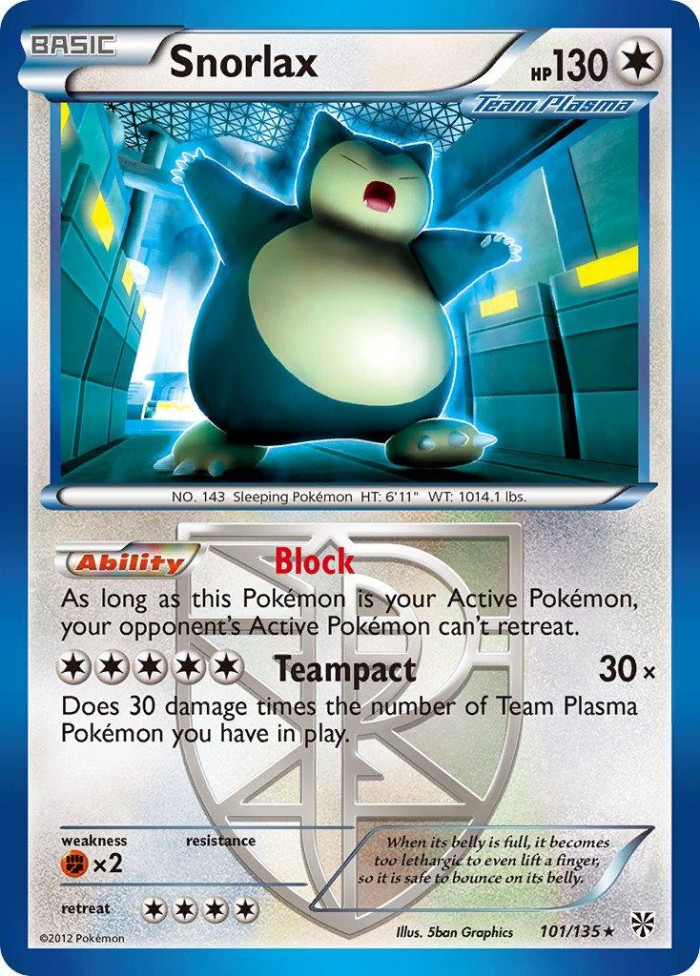 Carte Pokémon: Snorlax [Ronflex]