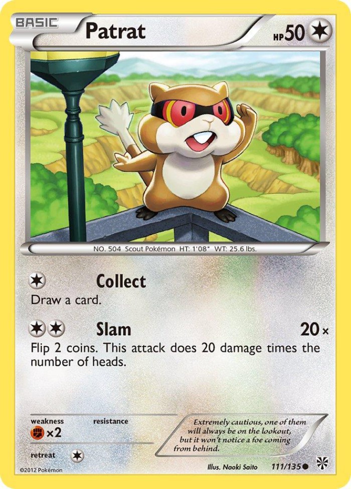 Carte Pokémon: Patrat [Ratentif]