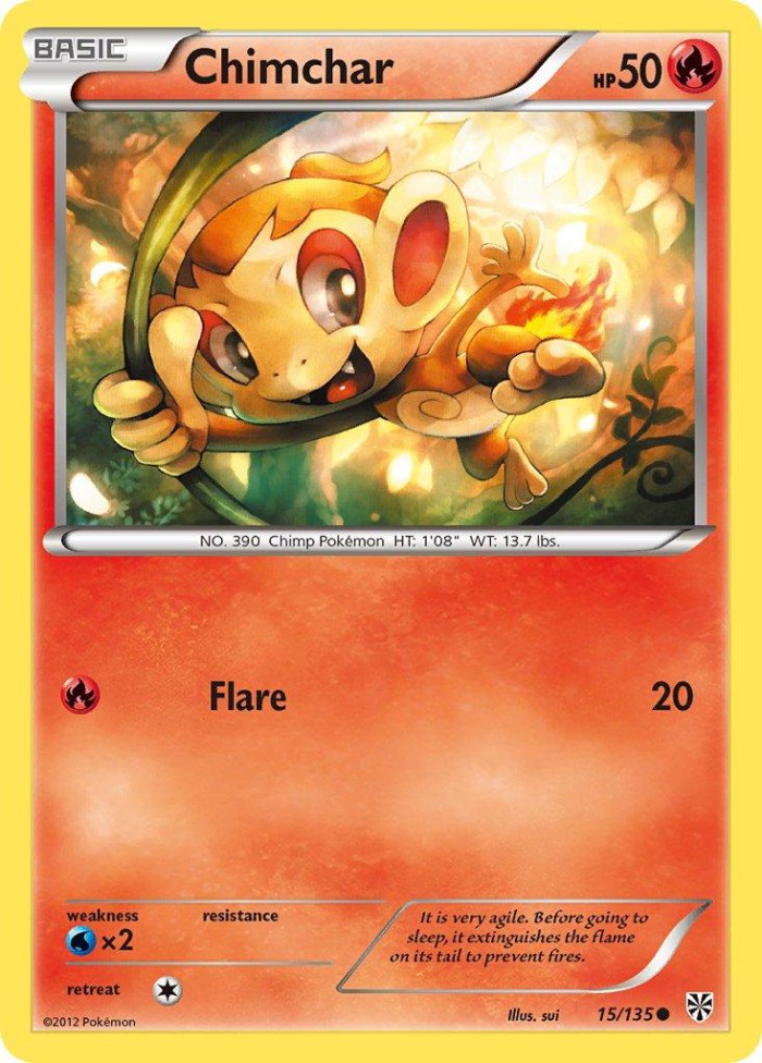 Carte Pokémon: Chimchar [Ouisticram]