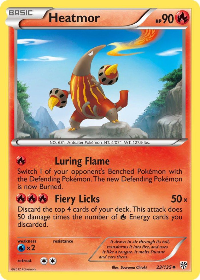 Carte Pokémon: Heatmor [Aflamanoir]