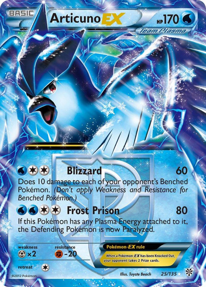 Carte Pokémon: Articuno EX [Artikodin EX]