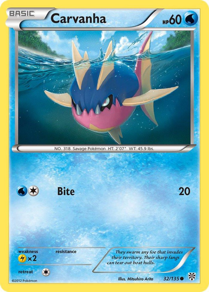 Carte Pokémon: Carvanha [Carvanha]