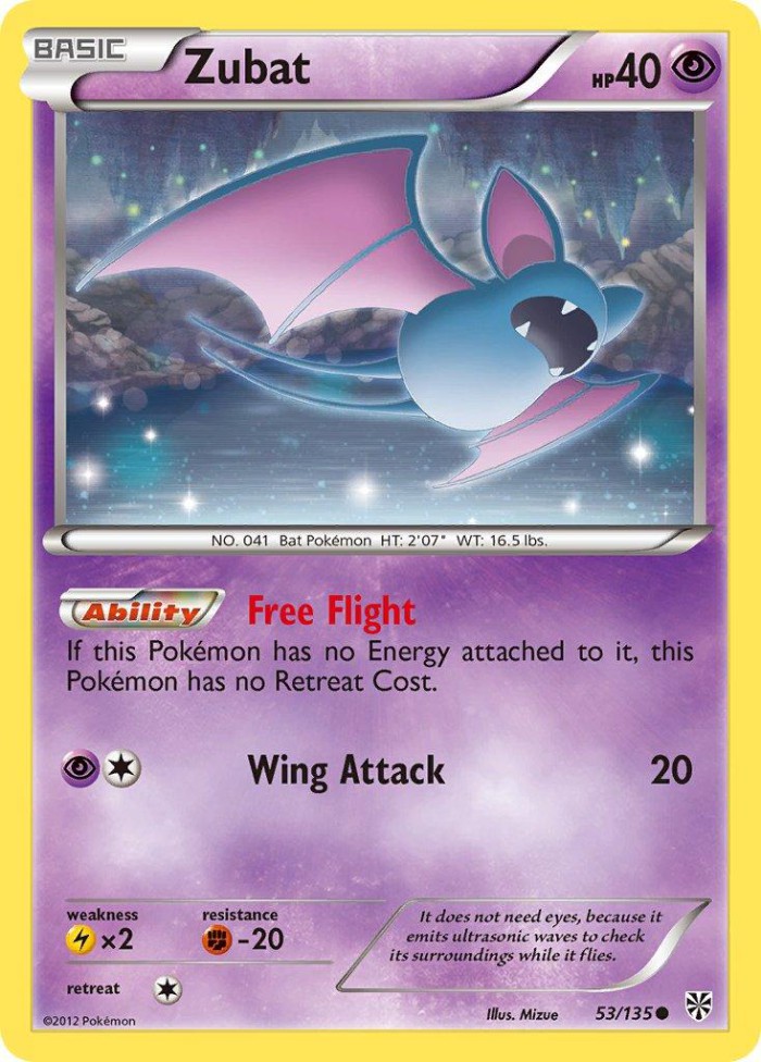 Carte Pokémon: Zubat [Nosferapti]