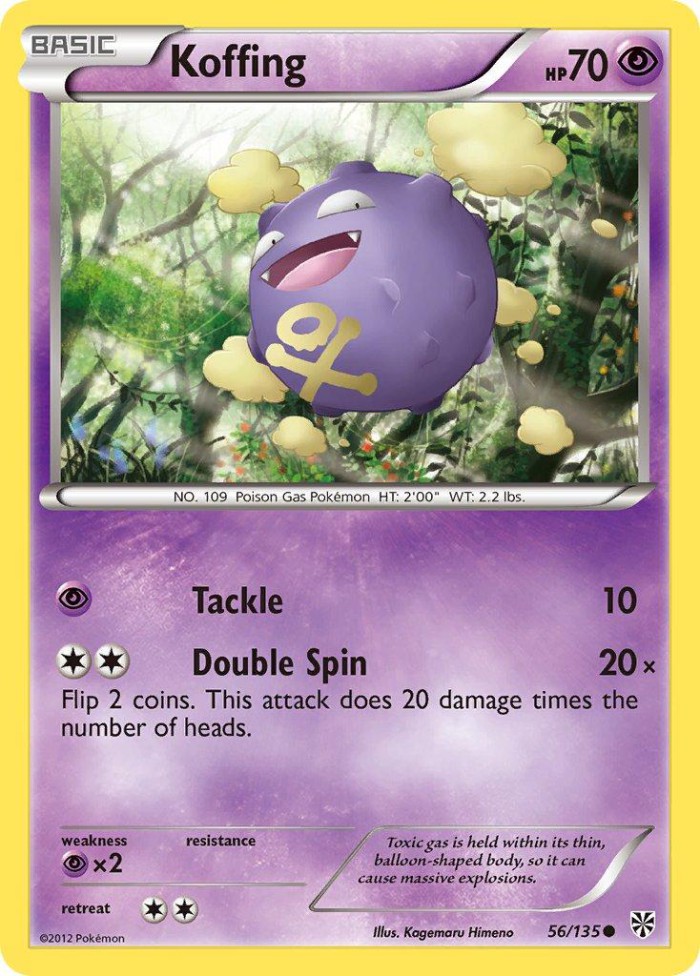 Carte Pokémon: Koffing [Smogo]