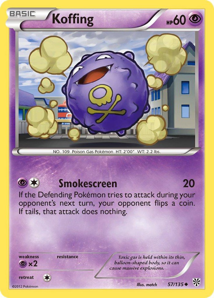 Carte Pokémon: Koffing [Smogo]