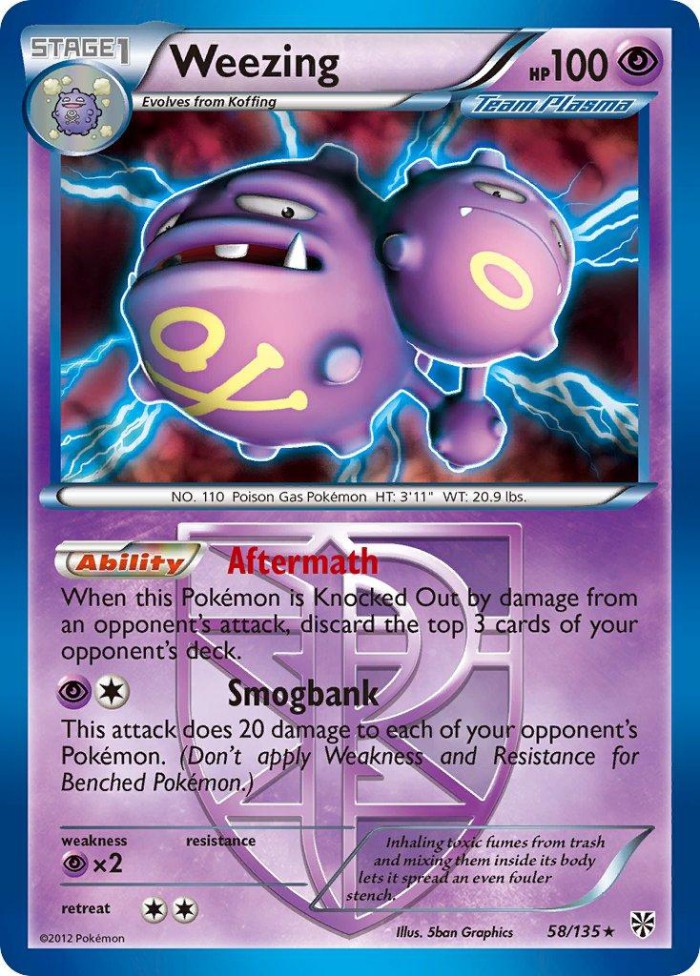 Carte Pokémon: Weezing [Smogogo]