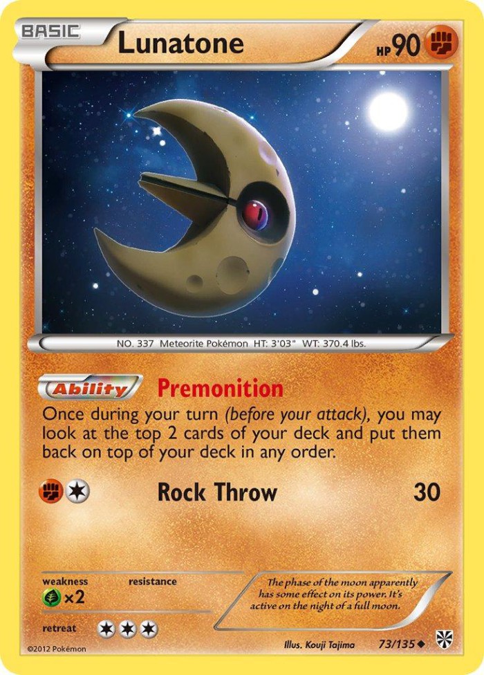 Carte Pokémon: Lunatone [Séléroc]