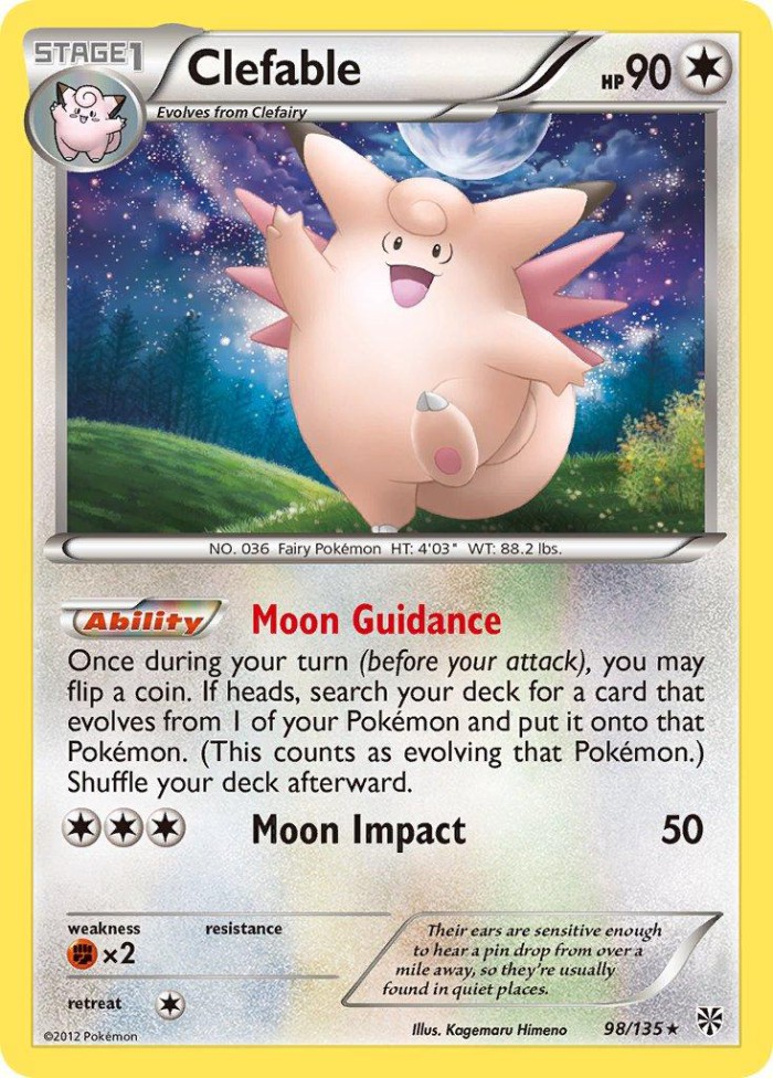 Carte Pokémon: Clefable [Mélodelfe]