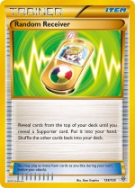 Carte Pokémon: Récepteur Aléatoire