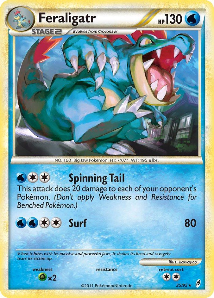 Carte Pokémon: Feraligatr [Aligatueur]