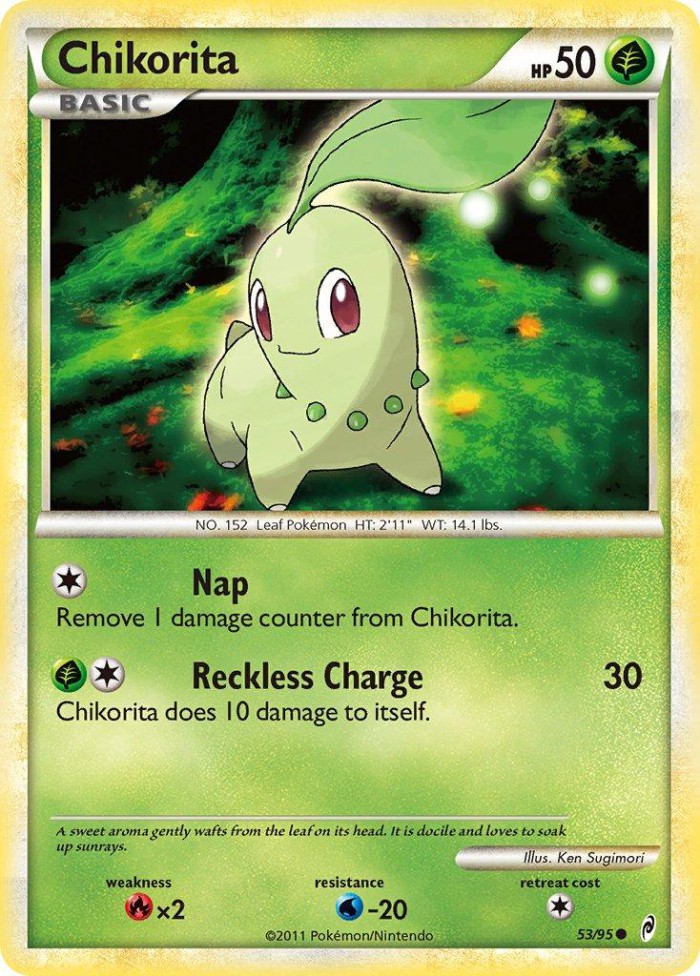 Carte Pokémon: Chikorita [Germignon]