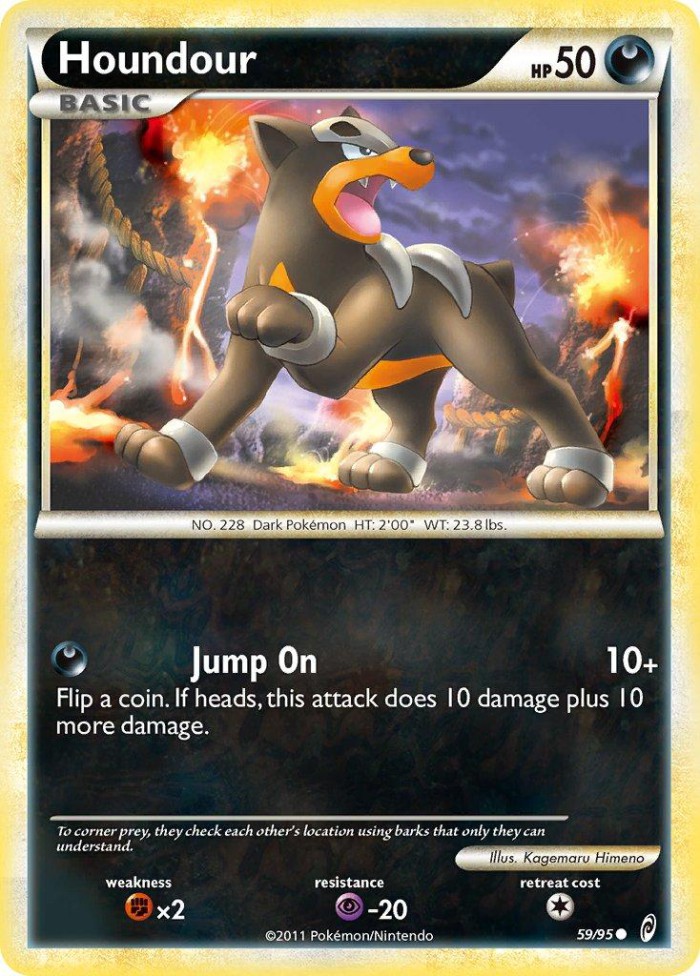 Carte Pokémon: Houndour [Malosse]