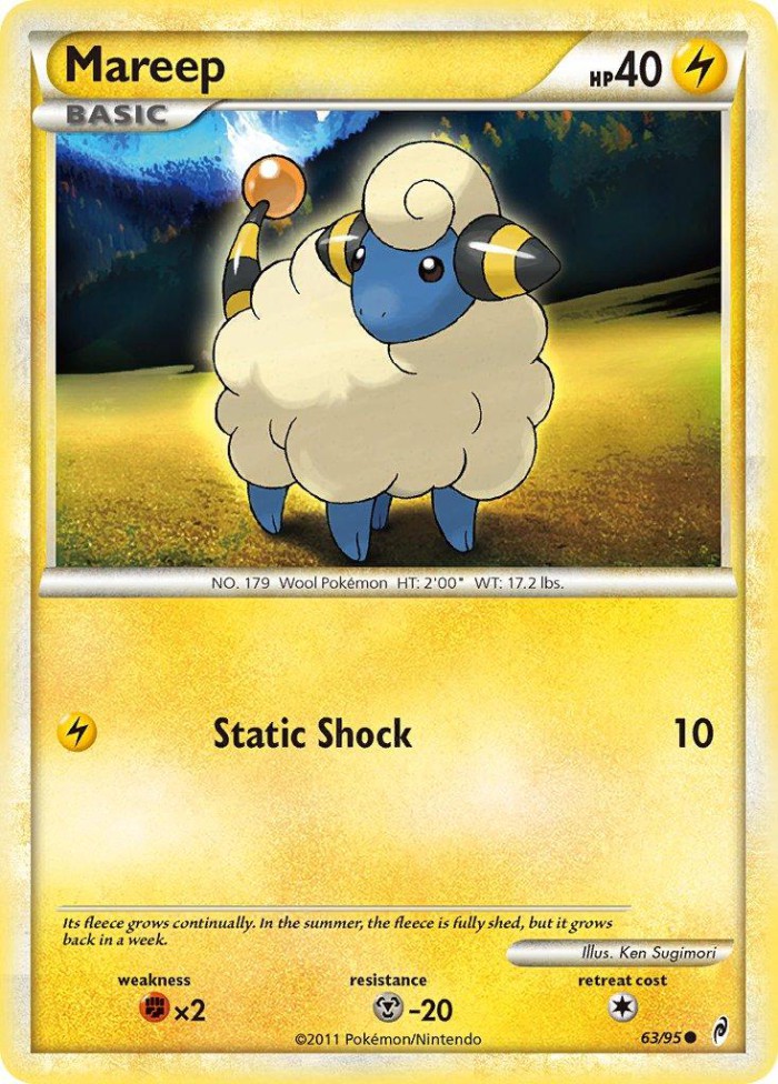 Carte Pokémon: Mareep [Wattouat]