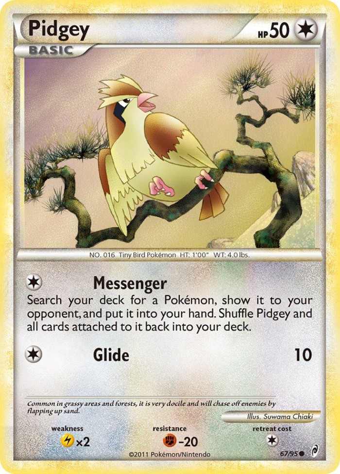 Carte Pokémon: Pidgey [Roucool]