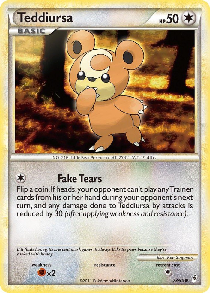 Carte Pokémon: Teddiursa [Teddiursa]