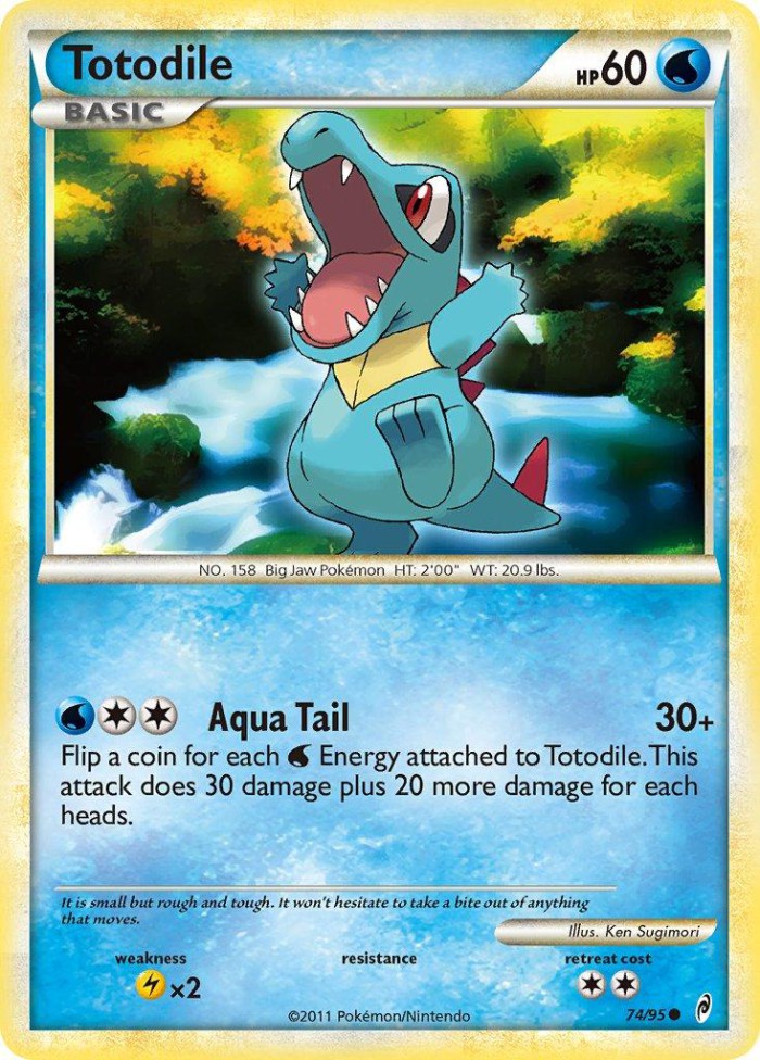 Carte Pokémon: Totodile [Kaiminus]