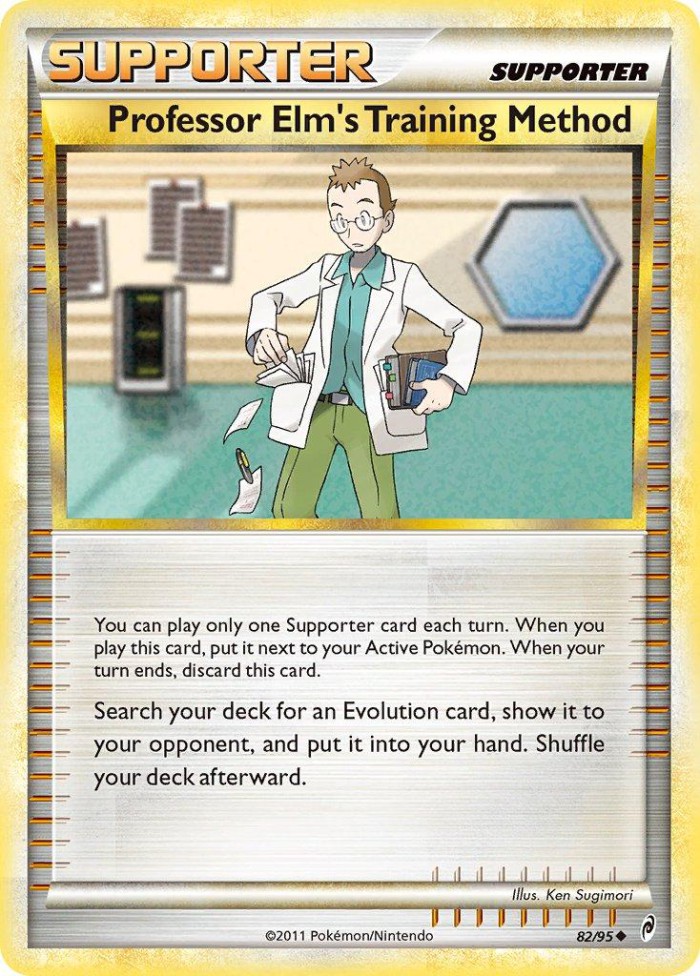 Carte Pokémon: Professor Elm's Training Method [Méthode d'entraînement du Prof. Orme]