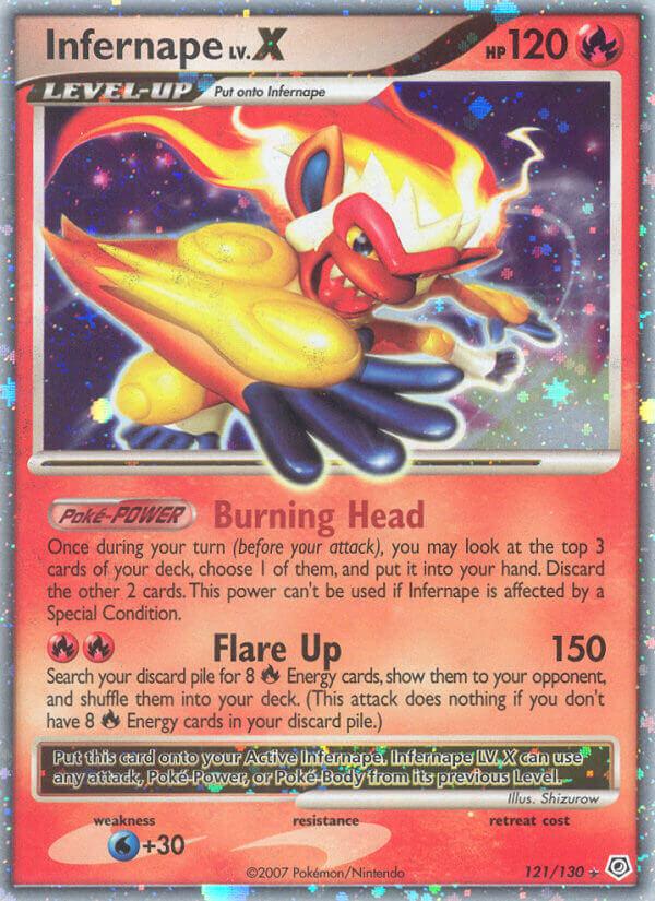 Carte Pokémon: Infernape LV.X [Simiabraz NIV.X]