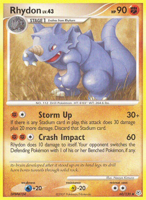 Carte Pokémon: Rhydon [Rhinoféros]