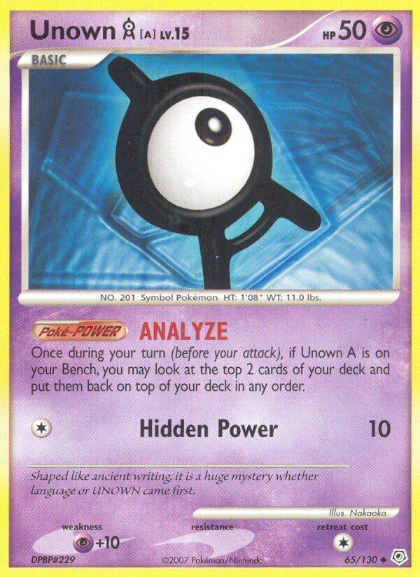 Carte Pokémon: Unown [A] [Zarbi [A]]