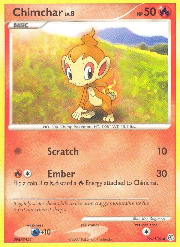 Carte Pokémon: Chimchar [Ouisticram]