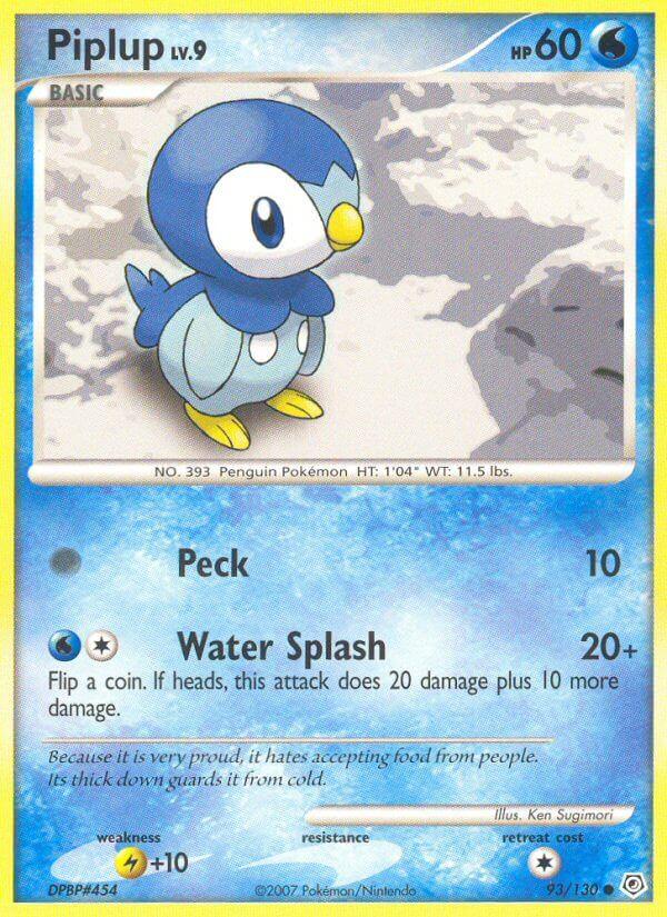 Carte Pokémon: Piplup [Tiplouf]