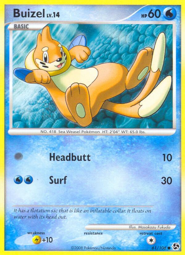 Carte Pokémon: Buizel [Mustébouée]