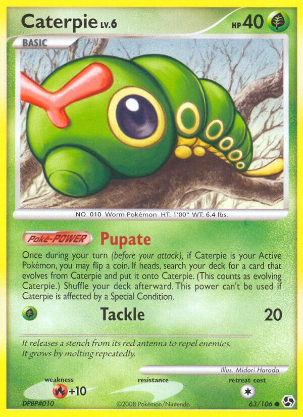 Carte Pokémon: Caterpie [Chenipan]