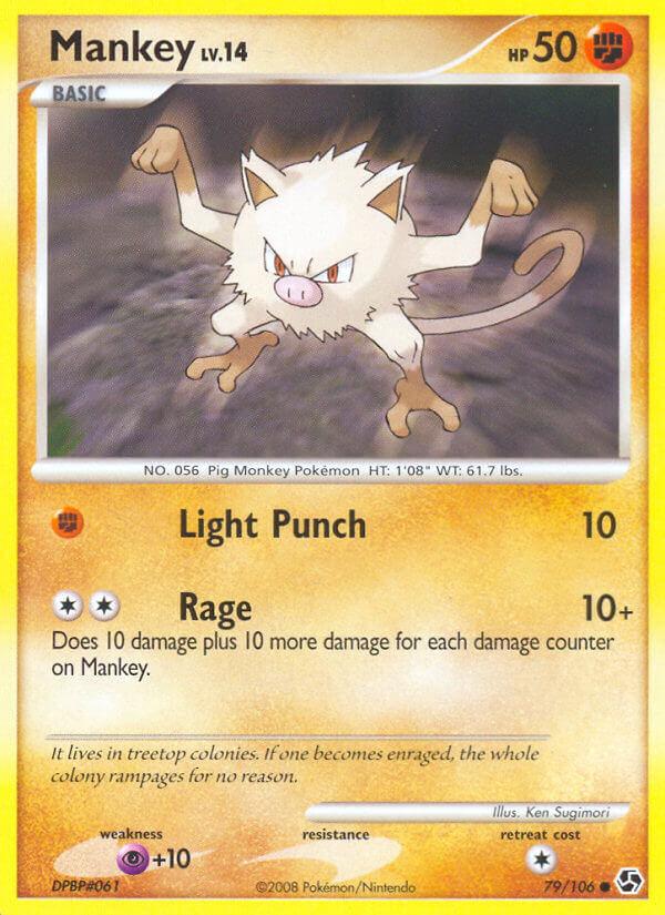 Carte Pokémon: Mankey [Férosinge]