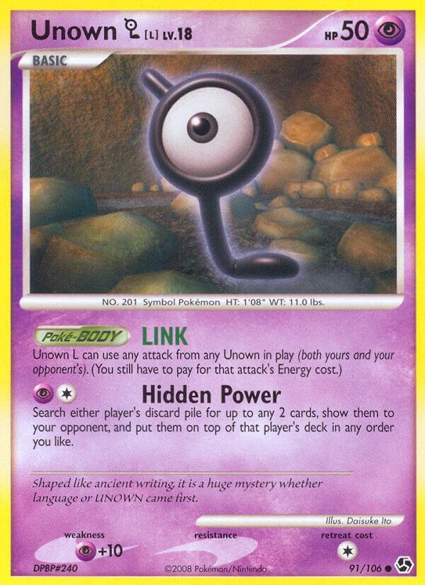 Carte Pokémon: Unown [L] [Zarbi [L]]