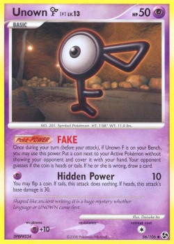 Carte Pokémon: Unown [F]