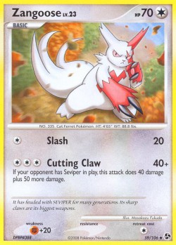 Carte Pokémon: Zangoose