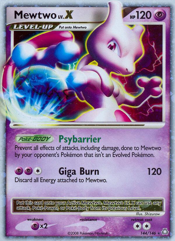 Carte Pokémon: Mewtwo LV.X [Mewtwo NIV.X]