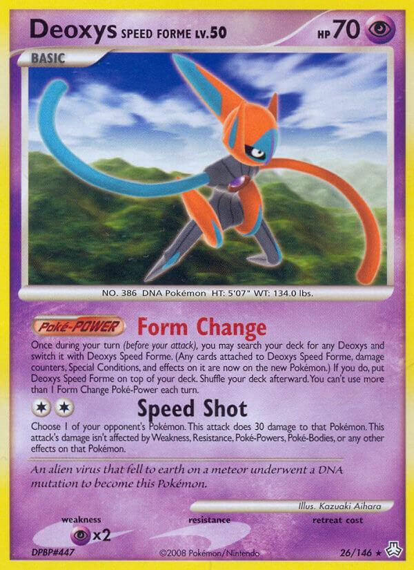 Carte Pokémon: Deoxys Speed Forme [Deoxys Forme Vitesse]