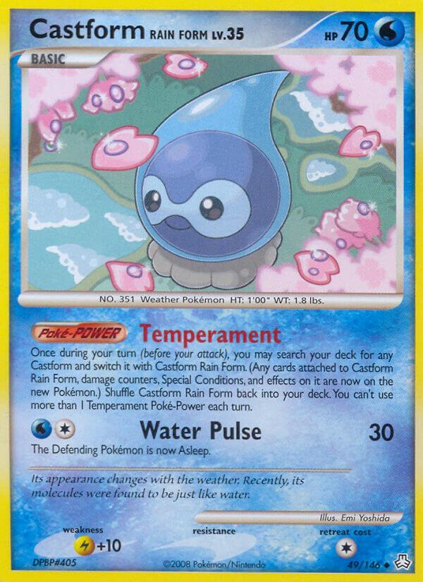 Carte Pokémon: Castform Rain Form [Morpheo Pluie]