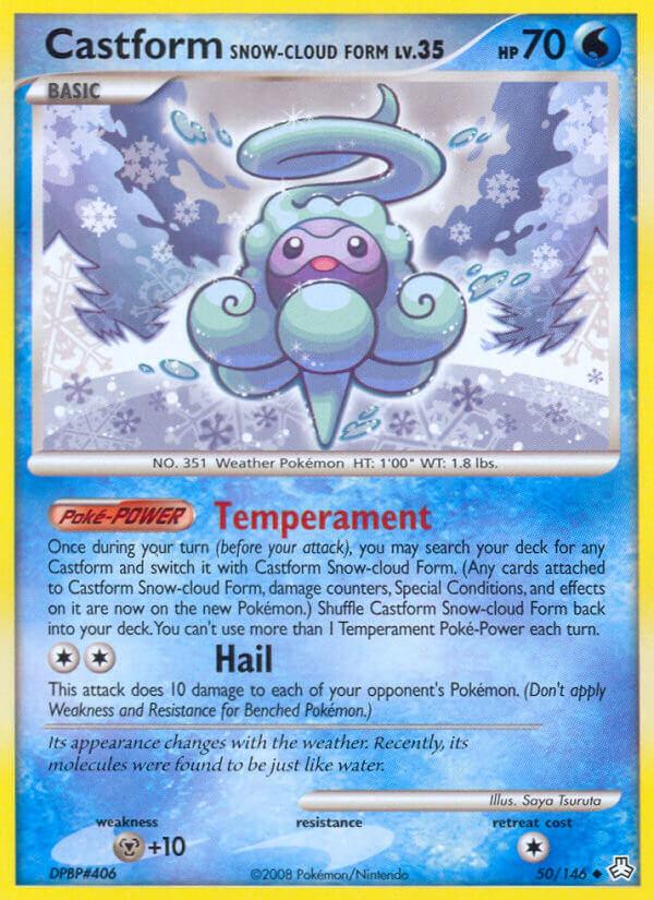 Carte Pokémon: Castform Snow-cloud Form [Morpheo Neige]