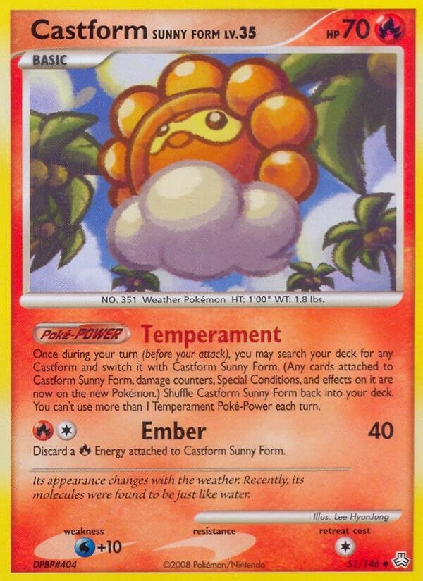 Carte Pokémon: Castform Sunny Form [Morpheo Soleil]