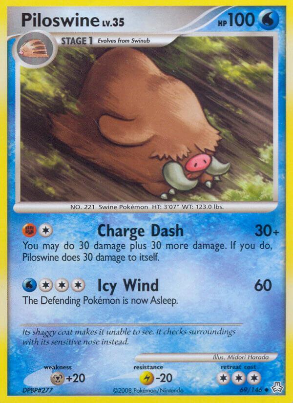 Carte Pokémon: Piloswine [Cochignon]