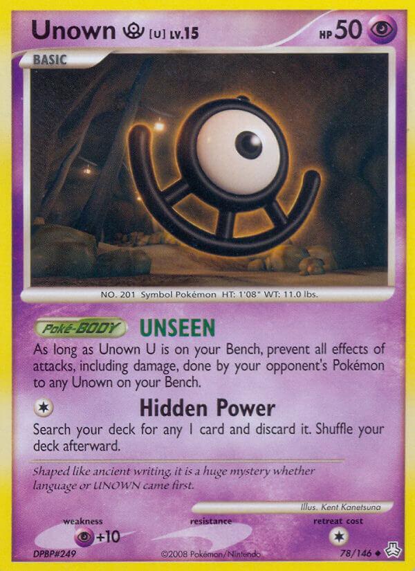 Carte Pokémon: Unown [U] [Zarbi [U]]