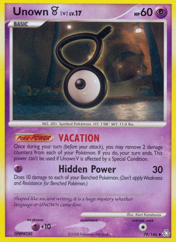 Carte Pokémon: Unown [V] [Zarbi [V]]