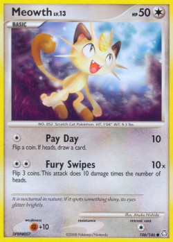 Carte Pokémon: Meowth