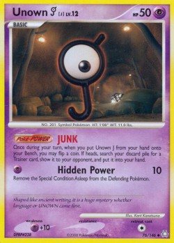 Carte Pokémon: Unown [J]